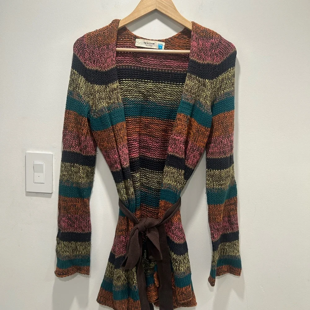 Sparrow y2k Multicolor Striped Women's Sweater